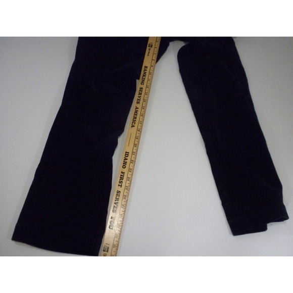 Polo Ralph Lauren Pants Mens 36x32 Blue Corduroy Preston Straight Flat Front - Picture 9 of 11